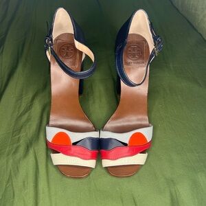 Tory Burch Sunset Landscape Heels
